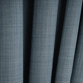 STRANZA Blackout Curtains – Custom Linen Look Drapes – Blue